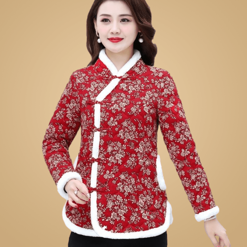 妈妈冬季民族风东北花棉袄中老年女加绒加厚复古盘扣棉服短款棉衣,女装/女士精品,棉衣/棉服,淘宝优惠券,粉丝福利购,淘宝优惠卷