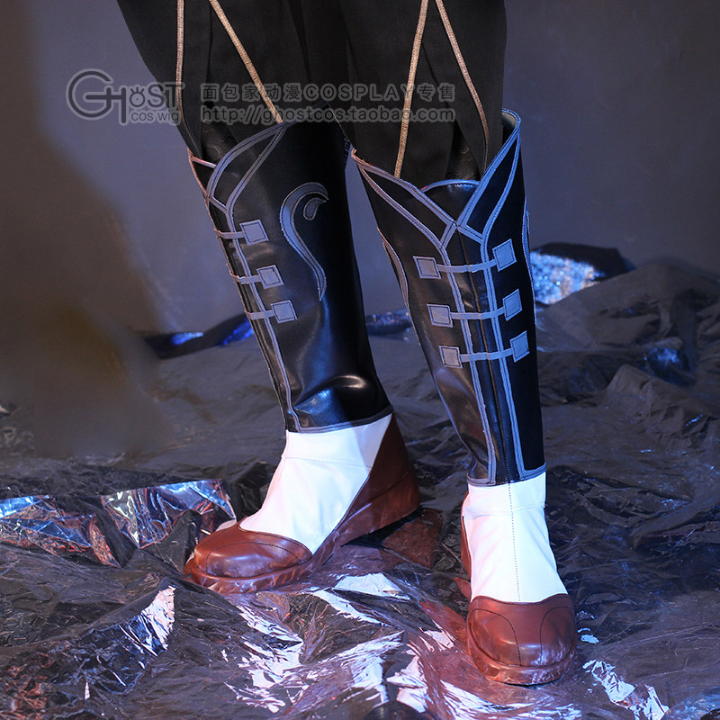 面包家王者荣耀cosplay赵怀真帅气cos鞋靴子皮靴定制农药