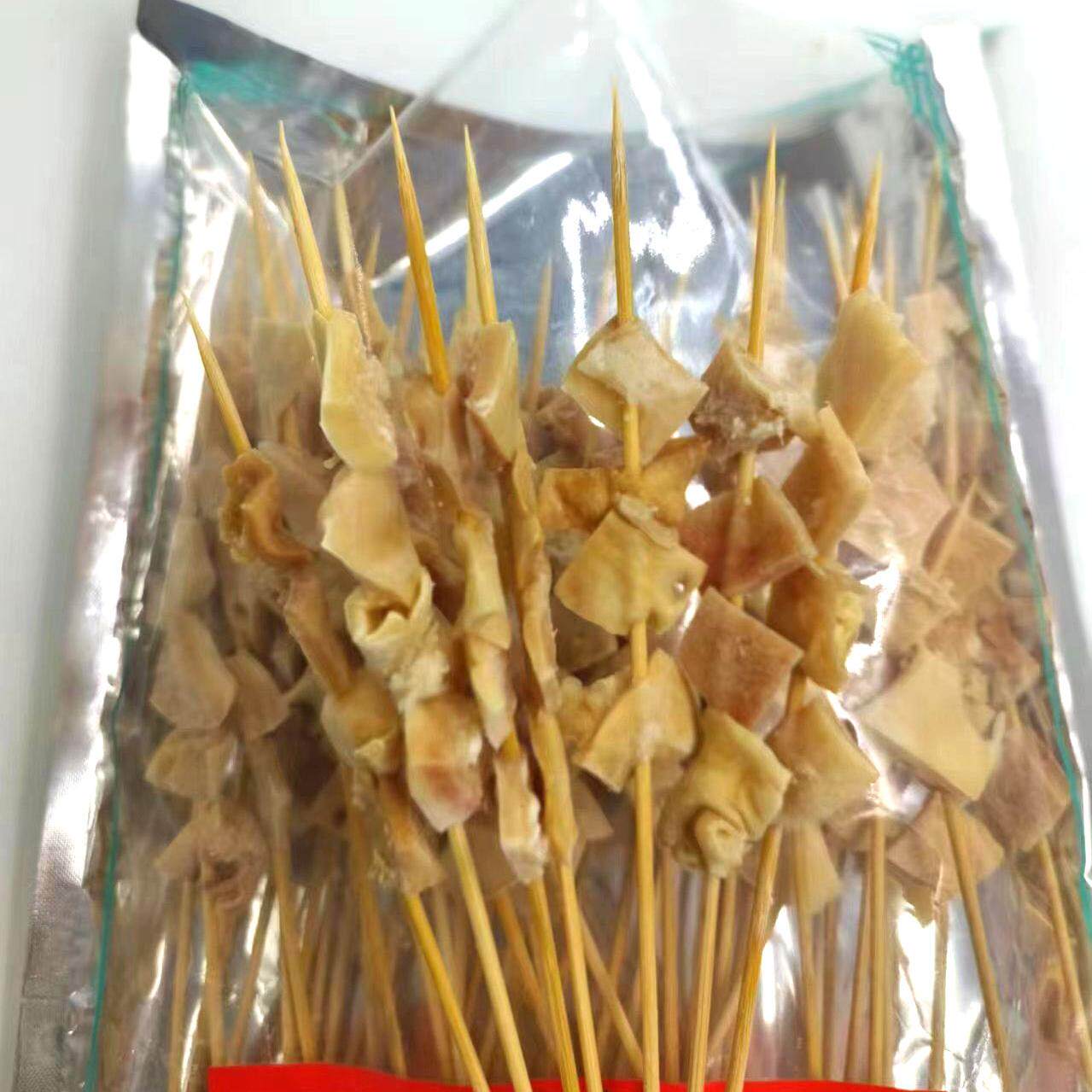 心管串东北特色哈尔滨烧烤商冷冻半成品BBQ调味心管串50串袋