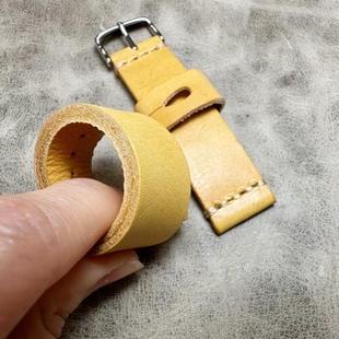 植鞣革头层牛皮20mm男款 不与其它优惠叠加 表带 可送 满100元