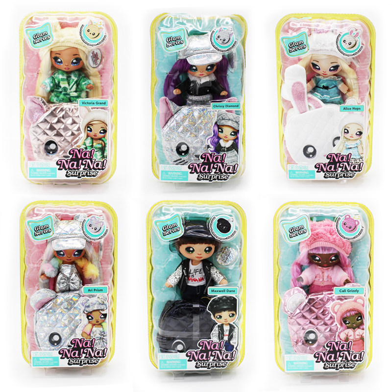 새로운 NANANA 서프라이즈 나나 봉제 인형 지갑 2-IN-1 플레이 하우스 장난감 도련님