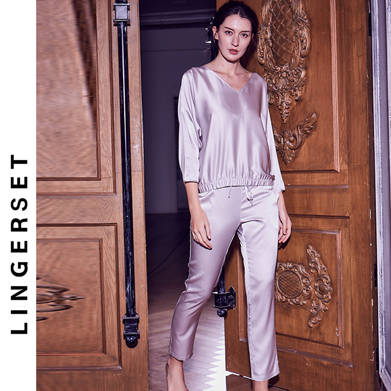 Linelake女真丝高级感家居服套装