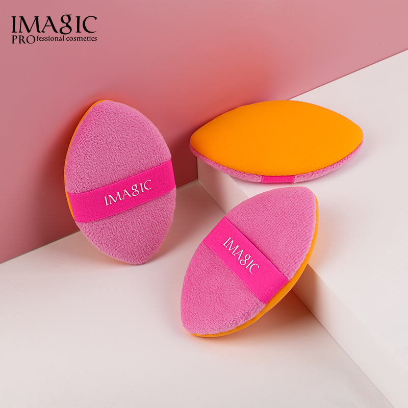 IMAGIC二合一粉扑毛绒干粉蜜粉加非乳胶粉底液双面不吃粉两用粉扑