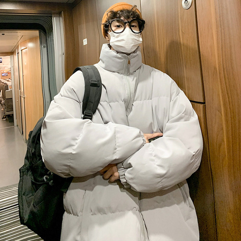 港仔风纯色加厚面包服22冬季新品学生休闲基础款棉袄冬季情侣棉衣,男装,棉衣,淘宝优惠券,粉丝福利购,淘宝优惠卷