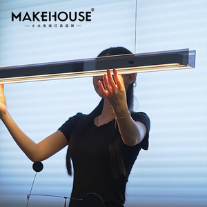 可升降上下发光玻璃餐厅吊灯