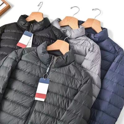 中老年爸爸断码处反季清仓羽绒棉服男士韩版修身青年立领冬季外套