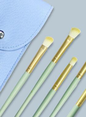 新品初学者眼部五支化妆刷组合套装晕染刷眼影刷方便携带化妆工具