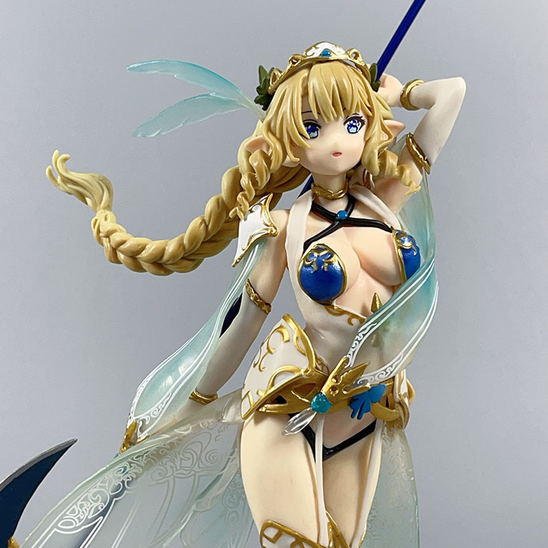 精灵村第三村人动漫模型摆件骑士琳西亚手办双脸可换二次元礼物