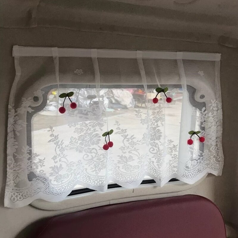 纯色神器小配件金彭改造隔热车窗户雅迪三轮车纱帘电动专用蕾丝
