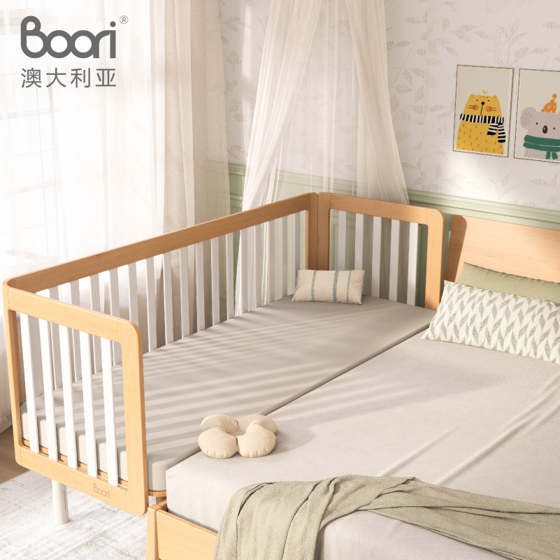 都灵婴儿拼接床加宽床边床