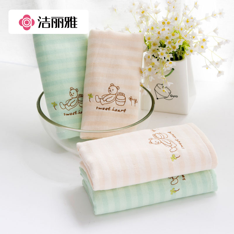 Jie Ya pure cotton towel Four loaded Cotton children Wash one's face towel soft comfortable lovely Washclothin the Home Fabric , Towel/Bath towel/Bathrobes , Towel/Washcloth  category - from Buy2taobao.com to provide professional Taobao agent buy service