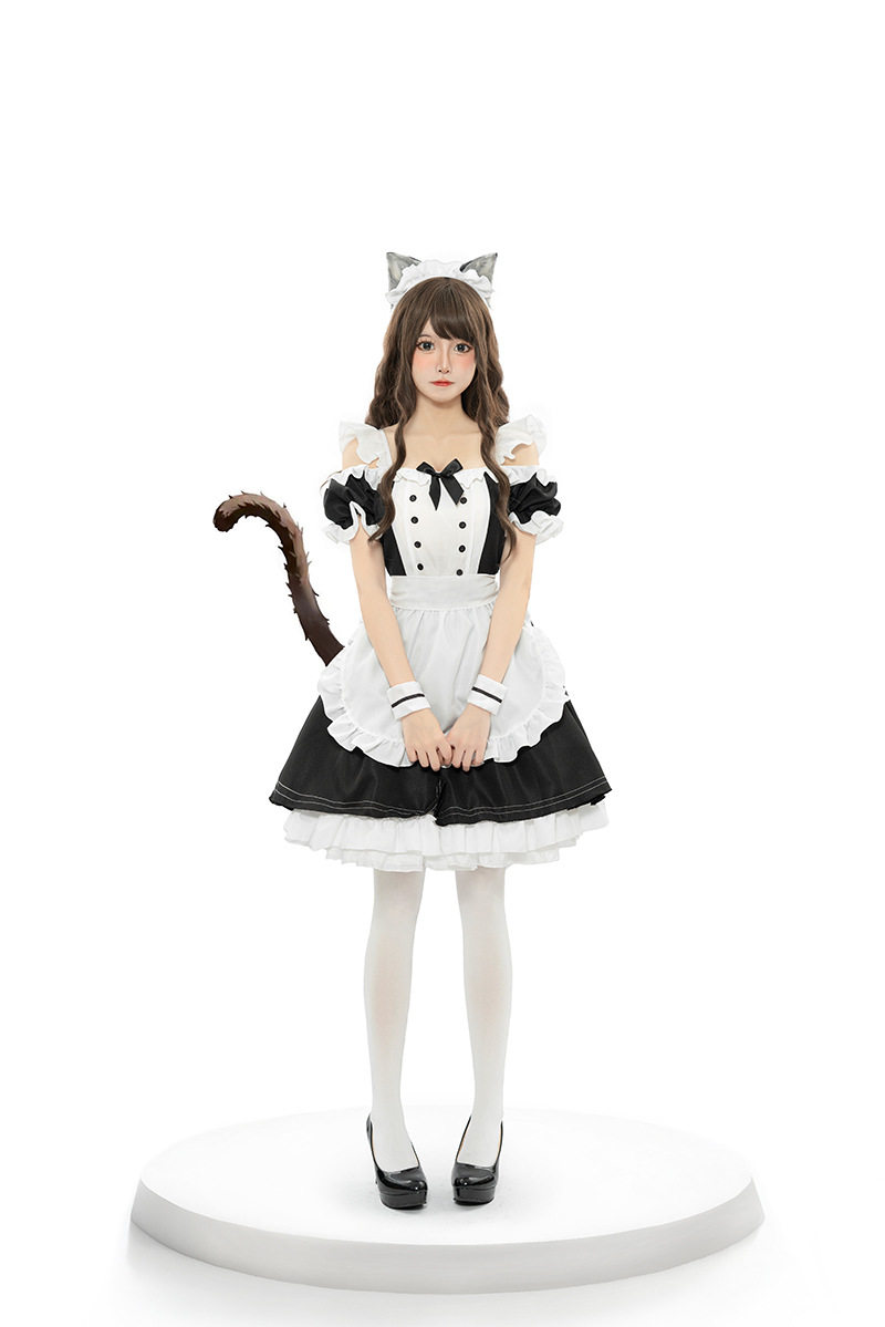 猫娘女仆装日常连衣裙