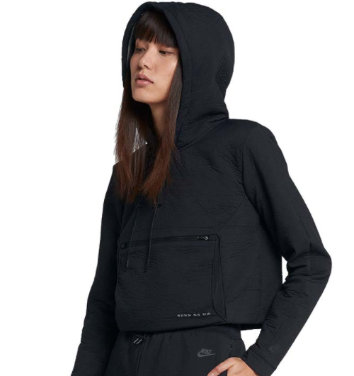 女子可打包运动套头卫衣