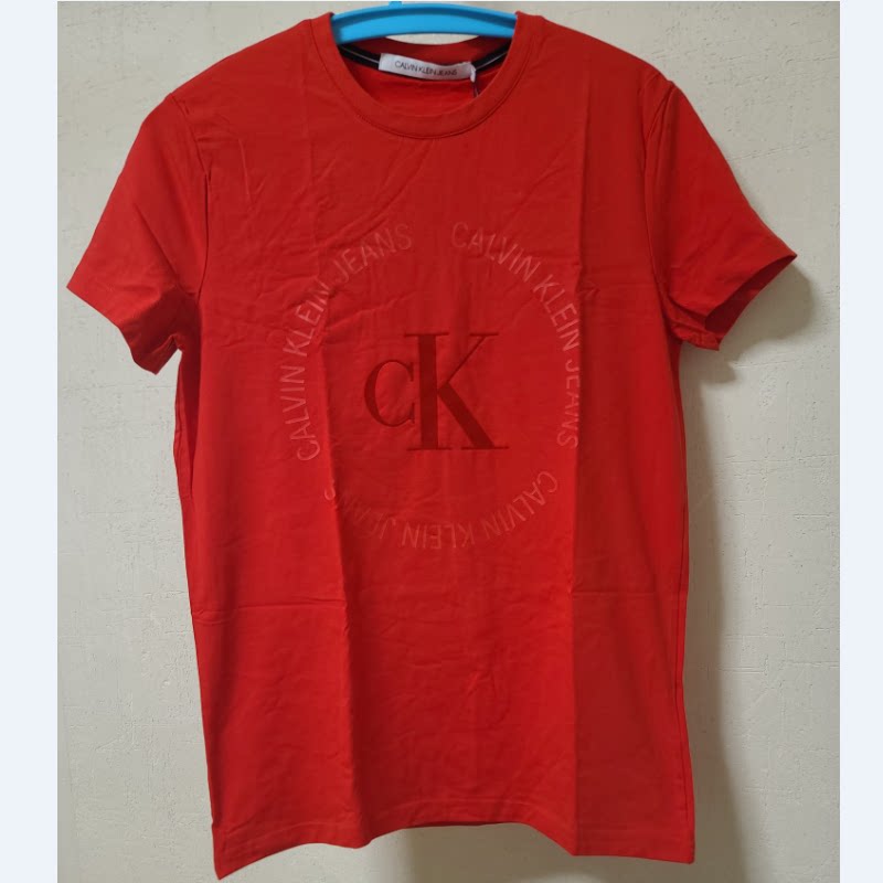 酷动城正品 Calvin Klein 男子圆领棉质轻薄休闲短袖T恤 J314477图片
