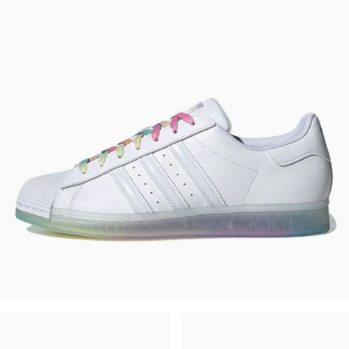 酷动城正品adidas三叶草SUPERSTAR 情侣款贝壳头软底休闲鞋GW9682