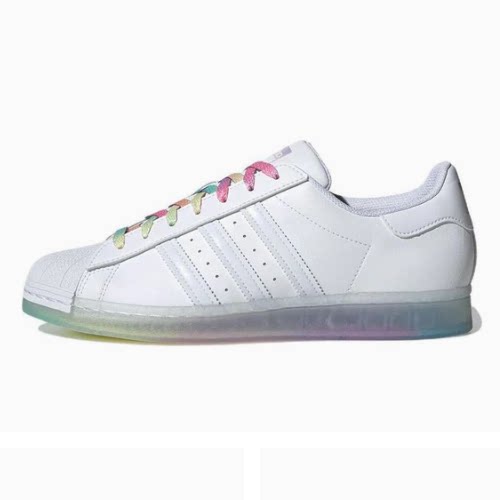 酷动城正品adidas三叶草SUPERSTAR 情侣款贝壳头软底休闲鞋GW9682