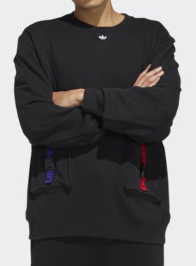 酷动城Adidas圆领套头卫衣