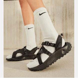 酷动城 Nike 女子户外透气运动减震时尚沙滩凉鞋  FB1949-001