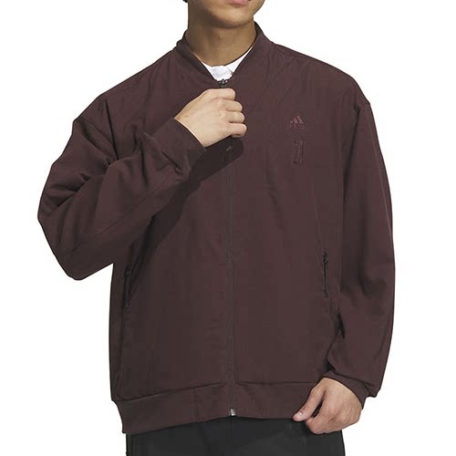 酷动城正品Adidas男子武极系列春秋保暖时尚百搭夹克外套 IP4935