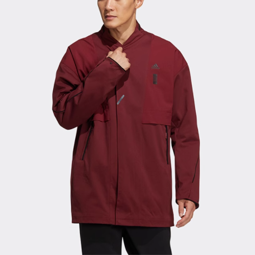 酷动城正品Adidas男子武极春秋加厚防风保暖运动夹克外套 HE5122