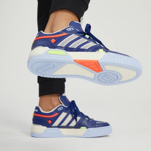 酷动城正品adidas NEO男子牛皮时尚运动低帮舒适篮球休闲鞋IG2805