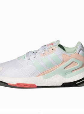 酷动城正品adidas 三叶草NITE JOGGER彩虹BOOST低帮休闲鞋Fy3018