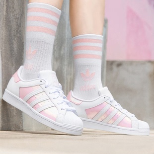 鞋 三叶草Superstar女子牛皮贝壳头经典 FX6042 Adidas 酷动城正品