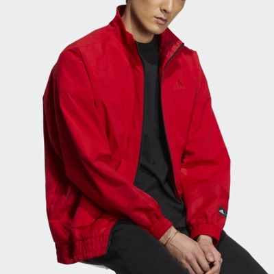 酷动城正品Adidas男子薄棉内植绒运动休闲保暖舒适百搭外套HZ3039