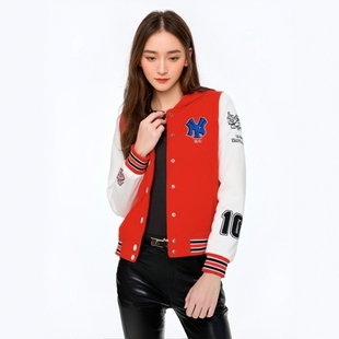 15MY1FTL2285A 连帽棒球外套 酷动城正品 MLB女子春秋运动休闲时尚