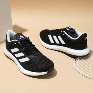 酷动城正品 Adidas PureBOOST21 男子网面透气舒适j跑步鞋GX4705