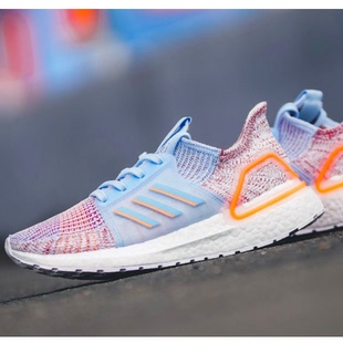 酷动城正品Adidas UltraBoost 19 女子网面透气缓震跑步鞋 G27483
