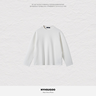 NYHSUGOO T恤15150男士 春季 南乙空气层重磅260克60支匹马棉长袖