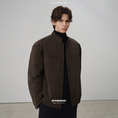 南乙NYHSUGOO 男士25冬季款新中式三合一90白鸭绒羽绒服3960外套