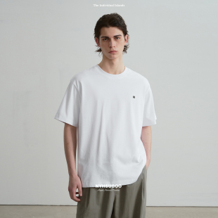 T恤15119男士 短袖 春夏 南乙100%棉重磅32支纱刺绣基础款 NYHSUGOO