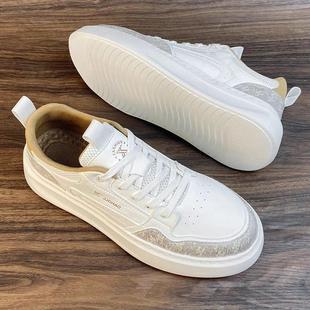 夏季男鞋2025新款透气鞋子男款小众设计休闲小白板鞋男士夏天潮鞋