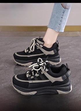 CAMILA KSENIA官方店2025新款秋冬季女鞋踩屎感老爹鞋休闲运动鞋