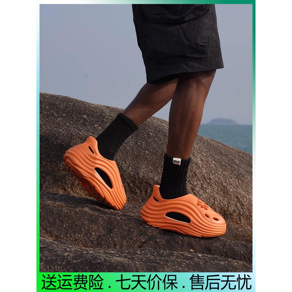 CROSS LOVEU洞洞鞋男士运动外穿防滑涉水情侣沙滩凉鞋异形男款夏