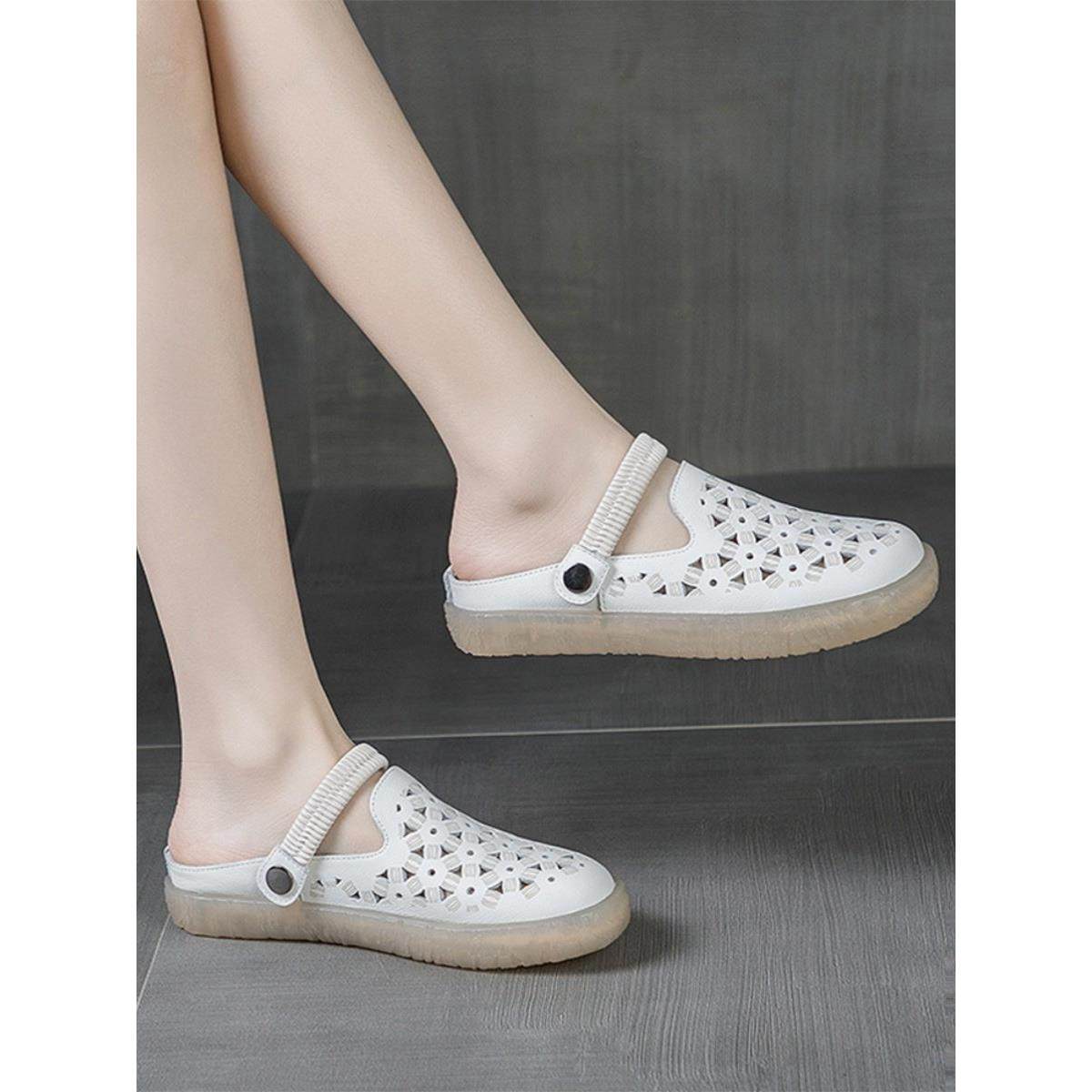 法国【设计师】 简约却不简单的版型 头层牛皮软底外穿凉鞋拖鞋,女鞋,婚鞋,淘宝优惠券,粉丝福利购,淘宝优惠卷