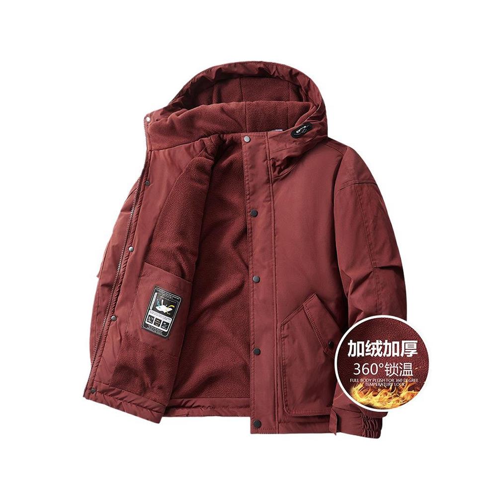 home daily 不得不爱，狠出众！棉服连帽外套男冬季休闲保暖夹克