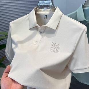 休闲开衩polo衫 MAROLIO 时尚 高端莫代尔翻领短袖 上衣男 t恤男夏季