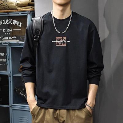 it Afternnaths潮牌重磅印花长袖t恤男秋休闲打底衫纯棉圆领卫衣