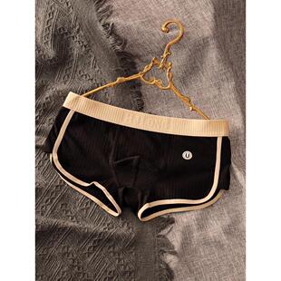 内裤 透气平角短裤 春季 男生运动四角裤 新款 CnsarKawao纯棉条纹男士