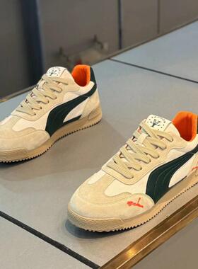 香港2025夏季新时尚品牌Forrest Gump鞋欧洲站男士百搭圆头系带休