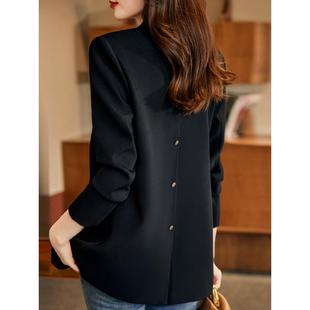 黑色西装 高级感小个子宽松气质休闲西服上衣 外套女秋冬2025年新款