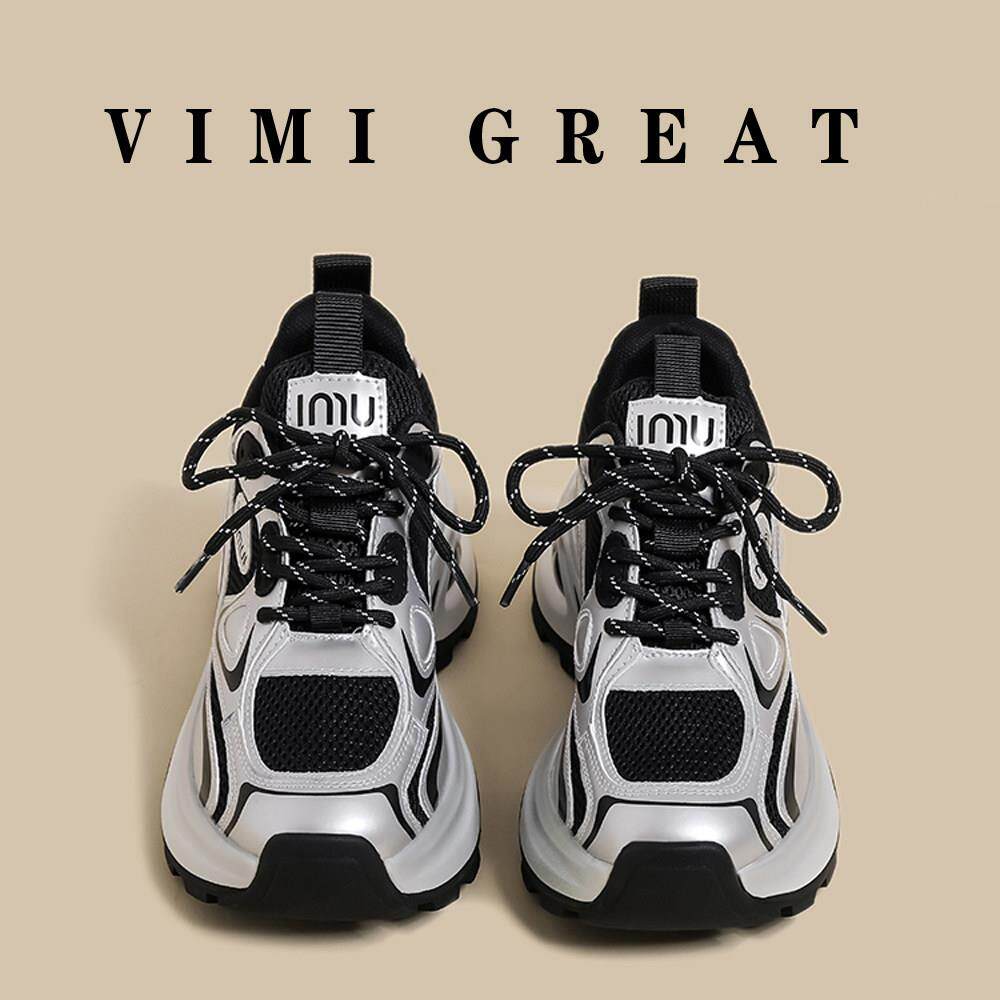 这也太好看了吧~VIMI GREAT 老爹鞋2025新款百搭增高休闲运动鞋子