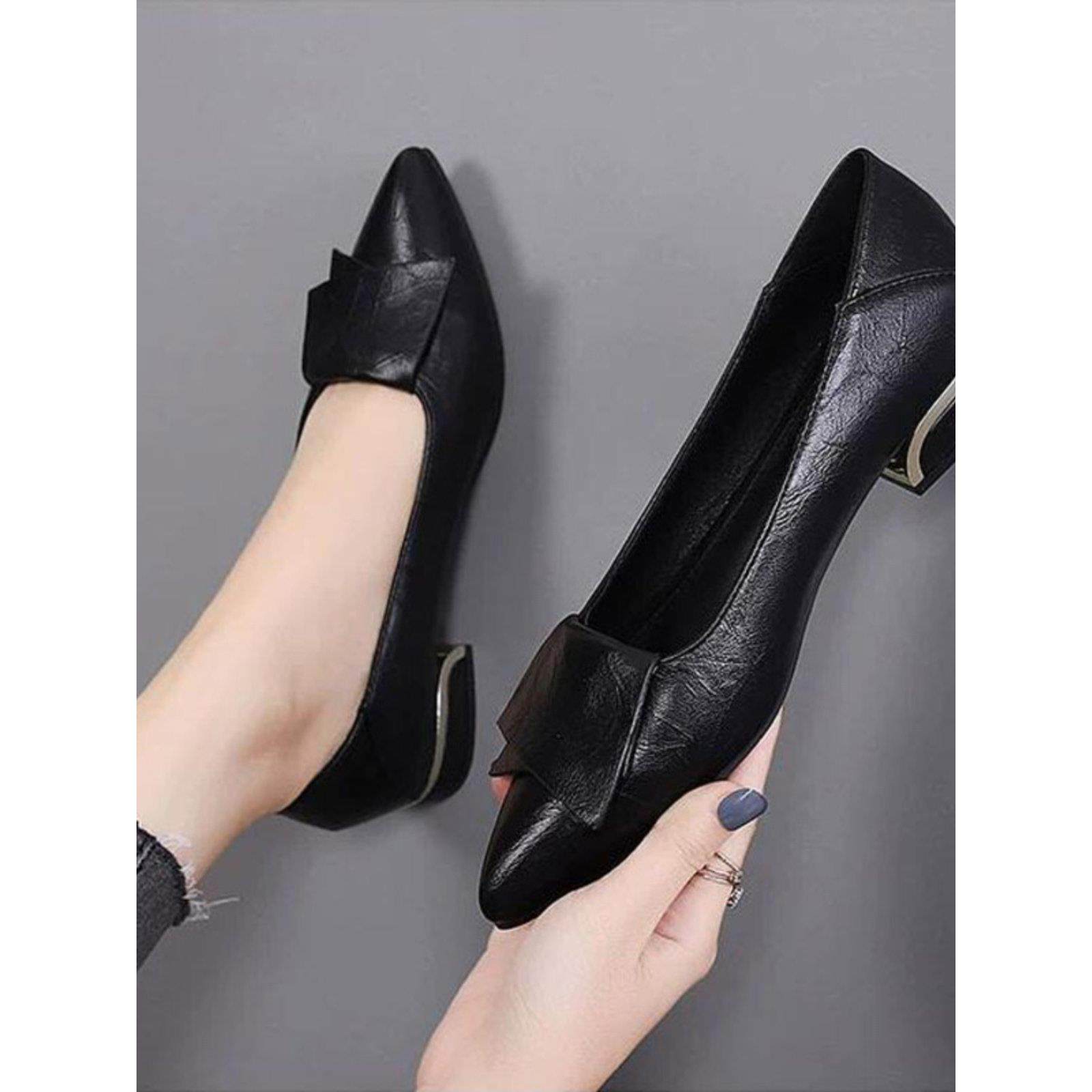 香港真皮平底鞋女式平底鞋2025春秋季新款韩式多用途小皮鞋厚跟浅