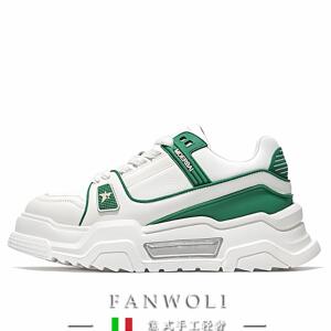 FW2025新款真皮厚底增高老爹鞋男士运动鞋板鞋跑步鞋小白鞋休闲鞋