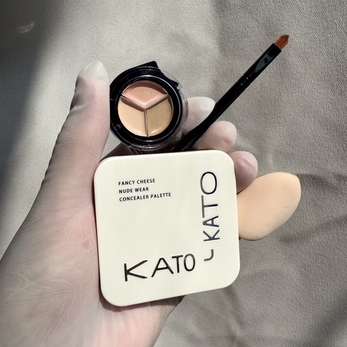 kato三色遮瑕膏小中样遮瑕盘