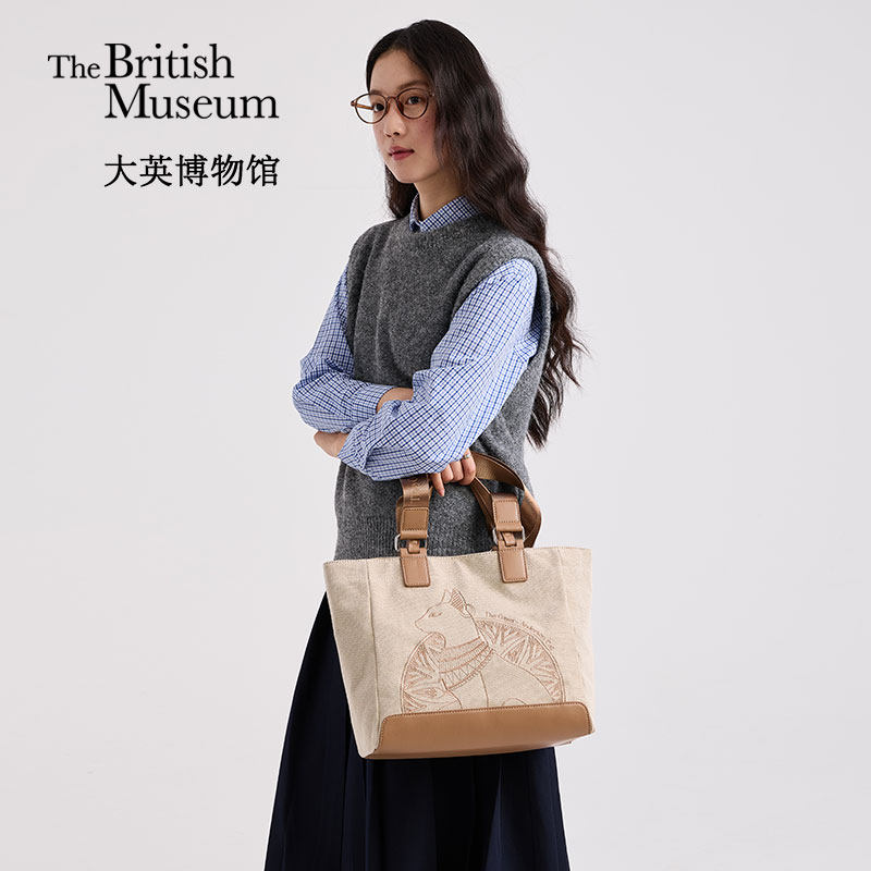 大英博物馆文创帆布包托特包单肩包大容量通勤包包女生日礼物女生,节庆用品/礼品,创意礼盒/礼品套组,淘宝优惠券,粉丝福利购,淘宝优惠卷