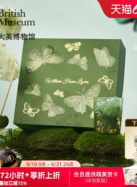 大英博物馆绿色蝴蝶扩香石无火香薰礼盒香氛毕业闺蜜生日礼物女生